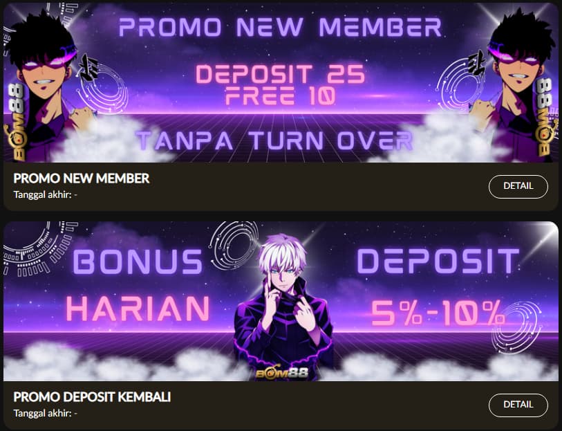 Raih Keuntungan di Berbagai Acara Promosi Situs Bom88